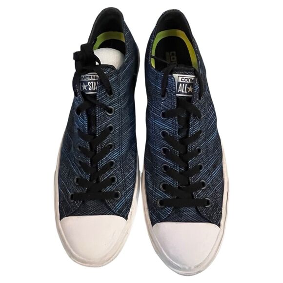 Converse Chuck Taylor All Star II Ox Knit 151091C Blue Men's Size 7.5 Wo's 9.5 - Picture 5 of 10